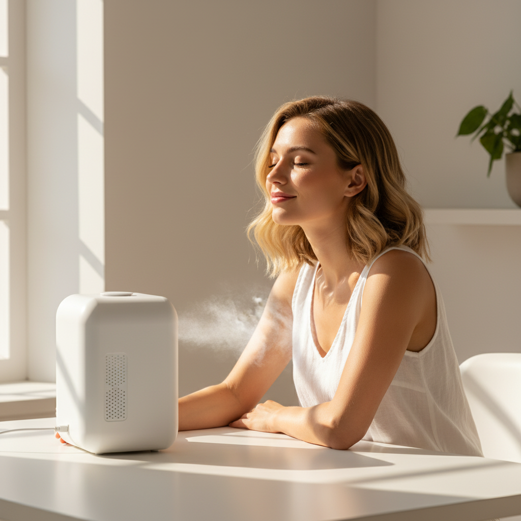 3-in-1 Portable Air Cooler with Mist | Desktop Evaporative Cooler Fan | Vyrino UK - Vyrino