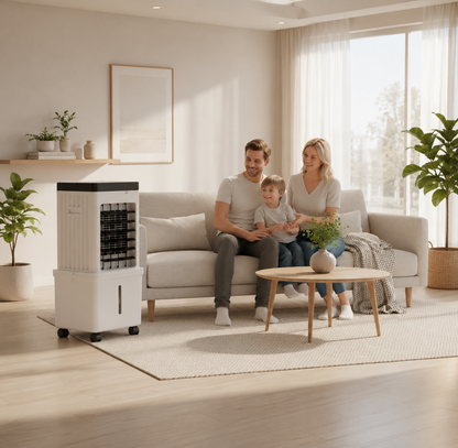 FrostWave™ Portable Air Cooler — 3-in-1 Freshness for Home Comfort