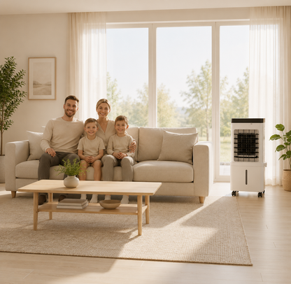 FrostWave™ Portable Air Cooler — 3-in-1 Freshness for Home Comfort