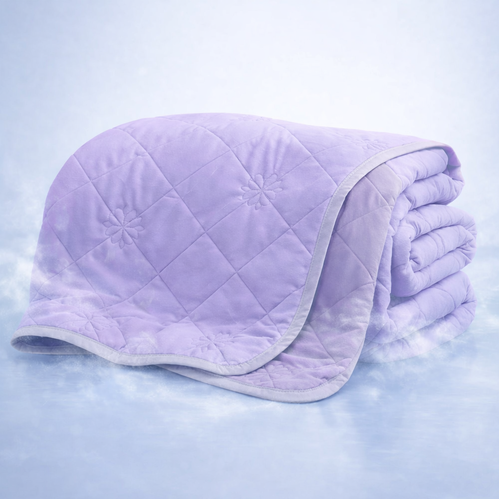 Stay Cool All Night: Dual-Sided Cooling Blanket for Hot Sleepers - Ultra-Light Summer Quilt