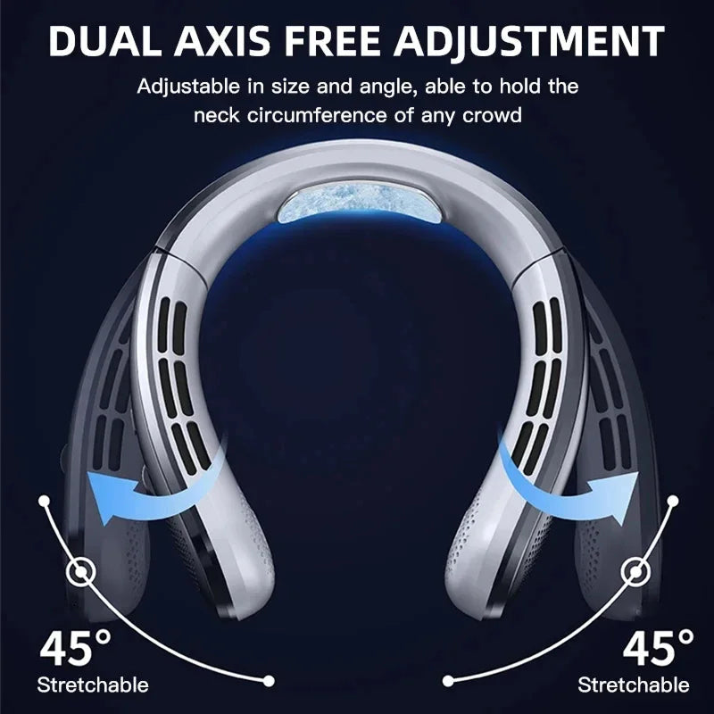 AirHalort Portable Neck Fan - Hands-Free Personal Cooling On The Go