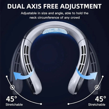 AirHalort Portable Neck Fan - Hands-Free Personal Cooling On The Go