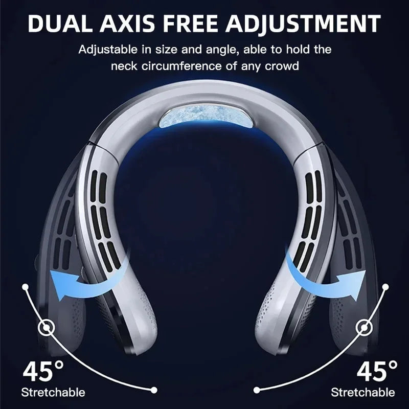 AirHalort Portable Neck Fan - Hands-Free Personal Cooling On The Go